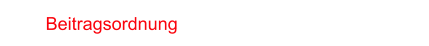 Beitragsordnung