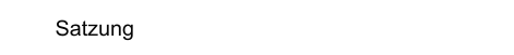 Satzung