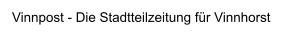 Vinnpost - Die Stadtteilzeitung für Vinnhorst
